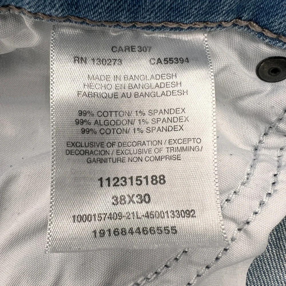 Wrangler 20X No. 42‎ Vintage Bootcut Mens 38x30 Jeans Light Wash Blue Stretch